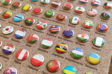 Φόρτωση εικόνας στο εργαλείο προβολής Συλλογής, Διακοσμητικές πινέζες με σημαίες χωρών