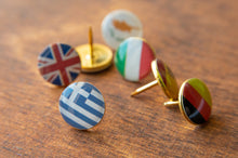 Φόρτωση εικόνας στο εργαλείο προβολής Συλλογής, Διακοσμητικές πινέζες με σημαίες χωρών