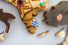 Φόρτωση εικόνας στο εργαλείο προβολής Συλλογής, Διακοσμητικές πινέζες με σημαίες χωρών