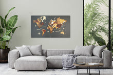 Φόρτωση εικόνας στο εργαλείο προβολής Συλλογής, ΝΕΟΣ Ξύλινος τρισδιάστατος παγκόσμιος χάρτης σε plexiglass - (135 x 85) / Με ονόματα