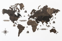 Φόρτωση εικόνας στο εργαλείο προβολής Συλλογής, Ξύλινος παγκόσμιος χάρτης τοίχου ΒΕΓΚΕ - (190 x 110) / Κενός
