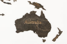 Φόρτωση εικόνας στο εργαλείο προβολής Συλλογής, Ξύλινος παγκόσμιος χάρτης τοίχου ΒΕΓΚΕ - (115 x 65) / Με αγγλικά ονόματα