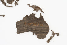 Φόρτωση εικόνας στο εργαλείο προβολής Συλλογής, Ξύλινος παγκόσμιος χάρτης τοίχου ΒΕΓΚΕ - (190 x 110) / Με Ονόματα