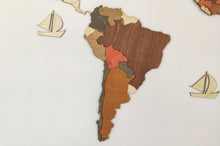 Φόρτωση εικόνας στο εργαλείο προβολής Συλλογής, Ξύλινος τρισδιάστατος παγκόσμιος χάρτης τοίχου - (190 x 110) / Κενός