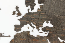 Φόρτωση εικόνας στο εργαλείο προβολής Συλλογής, Ξύλινος παγκόσμιος χάρτης τοίχου ΒΕΓΚΕ - (115 x 65) / Με αγγλικά ονόματα