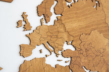 Φόρτωση εικόνας στο εργαλείο προβολής Συλλογής, Ξύλινος παγκόσμιος χάρτης τοίχου ΔΡΥΣ - (115 x 65) / Κενός