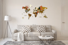 Φόρτωση εικόνας στο εργαλείο προβολής Συλλογής, Ξύλινος τρισδιάστατος παγκόσμιος χάρτης τοίχου - (190 x 110) / Κενός