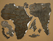 Φόρτωση εικόνας στο εργαλείο προβολής Συλλογής, Ξύλινος παγκόσμιος χάρτης τοίχου ΒΕΓΚΕ - (115 x 65) / Με ονόματα