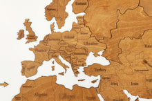 Φόρτωση εικόνας στο εργαλείο προβολής Συλλογής, Ξύλινος παγκόσμιος χάρτης τοίχου ΔΡΥΣ - (190 x 110) / Με αγγλικά ονόματα
