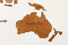 Φόρτωση εικόνας στο εργαλείο προβολής Συλλογής, Ξύλινος παγκόσμιος χάρτης τοίχου ΔΡΥΣ - (190 x 110) / Με αγγλικά ονόματα