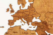 Φόρτωση εικόνας στο εργαλείο προβολής Συλλογής, Ξύλινος παγκόσμιος χάρτης τοίχου ΔΡΥΣ - (115 x 65) / Με αγγλικά ονόματα