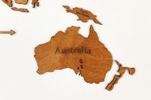 Φόρτωση εικόνας στο εργαλείο προβολής Συλλογής, Ξύλινος παγκόσμιος χάρτης τοίχου ΔΡΥΣ - (115 x 65) / Με αγγλικά ονόματα