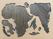 Φόρτωση εικόνας στο εργαλείο προβολής Συλλογής, Ξύλινος παγκόσμιος χάρτης τοίχου ΒΕΓΚΕ - (115 x 65) / Κενός