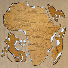 Φόρτωση εικόνας στο εργαλείο προβολής Συλλογής, Ξύλινος παγκόσμιος χάρτης τοίχου ΔΡΥΣ - (190 x 110) / Με ονόματα