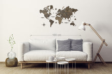 Φόρτωση εικόνας στο εργαλείο προβολής Συλλογής, Ξύλινος παγκόσμιος χάρτης τοίχου ΒΕΓΚΕ - (115 x 65) / Με αγγλικά ονόματα