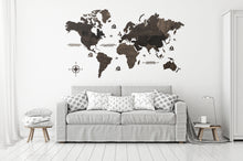 Φόρτωση εικόνας στο εργαλείο προβολής Συλλογής, Ξύλινος παγκόσμιος χάρτης τοίχου ΒΕΓΚΕ - (190 x 110) / Κενός