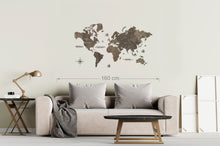 Φόρτωση εικόνας στο εργαλείο προβολής Συλλογής, Ξύλινος παγκόσμιος χάρτης τοίχου ΒΕΓΚΕ - (115 x 65) / Κενός