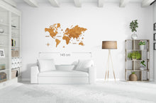 Φόρτωση εικόνας στο εργαλείο προβολής Συλλογής, Ξύλινος παγκόσμιος χάρτης τοίχου ΔΡΥΣ - (115 x 65) / Κενός