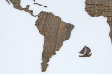 Φόρτωση εικόνας στο εργαλείο προβολής Συλλογής, Ξύλινος παγκόσμιος χάρτης τοίχου ΒΕΓΚΕ - (115 x 65) / Με ονόματα