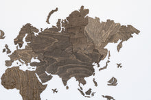 Φόρτωση εικόνας στο εργαλείο προβολής Συλλογής, Ξύλινος παγκόσμιος χάρτης τοίχου ΒΕΓΚΕ - (115 x 65) / Κενός