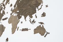 Φόρτωση εικόνας στο εργαλείο προβολής Συλλογής, Ξύλινος παγκόσμιος χάρτης τοίχου ΒΕΓΚΕ - (115 x 65) / Κενός