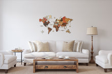 Φόρτωση εικόνας στο εργαλείο προβολής Συλλογής, Ξύλινος τρισδιάστατος παγκόσμιος χάρτης τοίχου - (115 x 65) / Με αγγλικά ονόματα