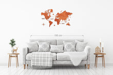 Φόρτωση εικόνας στο εργαλείο προβολής Συλλογής, Ξύλινος παγκόσμιος χάρτης τοίχου ΚΕΡΑΣΙΑ - (115 x 65) / Κενός