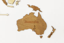 Φόρτωση εικόνας στο εργαλείο προβολής Συλλογής, ΝΕΟΣ Ξύλινος τρισδιάστατος παγκόσμιος χάρτης τοίχου - (115 x 65) / Με αγγλικά ονόματα
