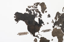 Φόρτωση εικόνας στο εργαλείο προβολής Συλλογής, Ξύλινος παγκόσμιος χάρτης τοίχου ΒΕΓΚΕ - (190 x 110) / Κενός

