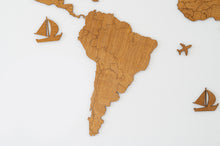 Φόρτωση εικόνας στο εργαλείο προβολής Συλλογής, Ξύλινος παγκόσμιος χάρτης τοίχου ΔΡΥΣ - (190 x 110) / Κενός
