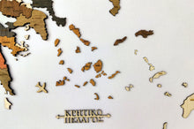 Φόρτωση εικόνας στο εργαλείο προβολής Συλλογής, Ξύλινος τρισδιάστατος χάρτης Ελλάδας - (70 x 70) / Με ονόματα νομών
