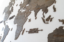 Φόρτωση εικόνας στο εργαλείο προβολής Συλλογής, Ξύλινος παγκόσμιος χάρτης τοίχου ΒΕΓΚΕ - (190 x 110) / Με Ονόματα
