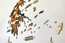 Φόρτωση εικόνας στο εργαλείο προβολής Συλλογής, Ξύλινος τρισδιάστατος χάρτης Ελλάδας - (70 x 70) / Με ονόματα νομών
