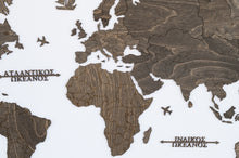 Φόρτωση εικόνας στο εργαλείο προβολής Συλλογής, Ξύλινος παγκόσμιος χάρτης τοίχου ΒΕΓΚΕ - (115 x 65) / Κενός
